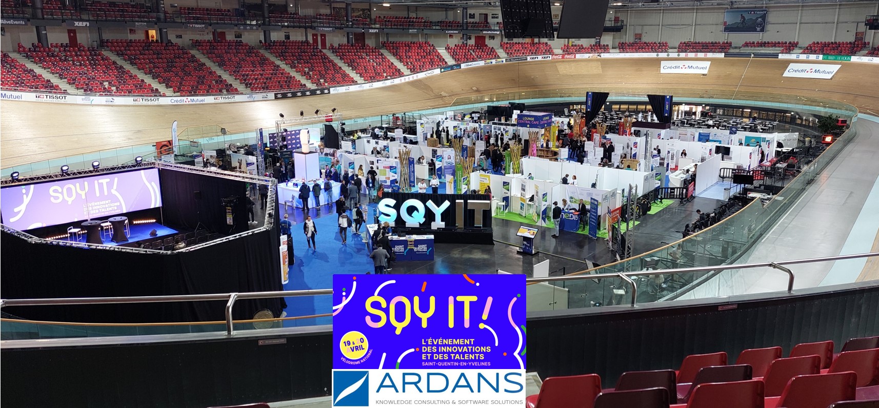 Ardans au SQY-IT ! l'innovation au Vélodrome National